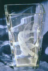 Vicke Lindstrand vase 1930's