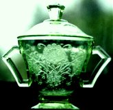 depression glass sugar