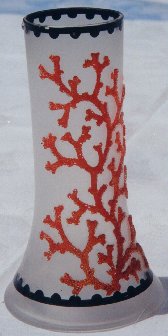 coralene glass