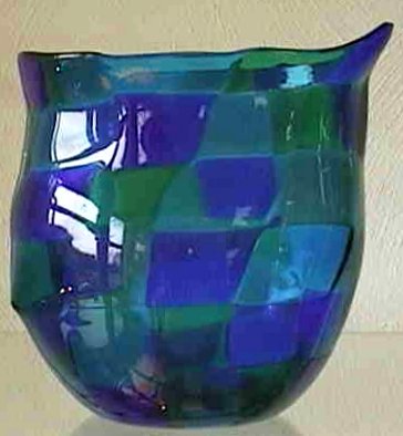 Venini glass vase